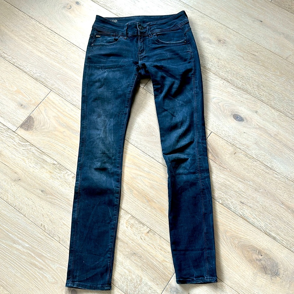 G Raw Lynn Mid Skinny Jean